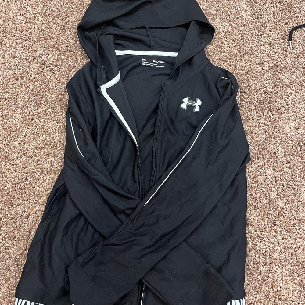 Under Armour Black Zip-Up Hoodie